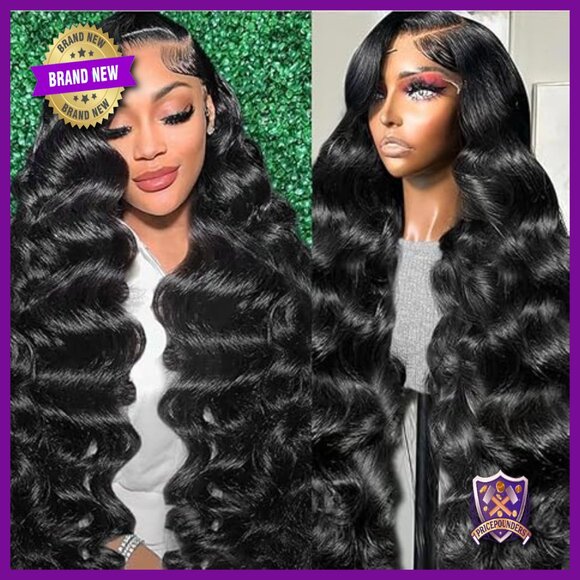 30 Inch Body Wave Lace Front Wig Human Hair 200 Density 13x6 HD Lace main image 6